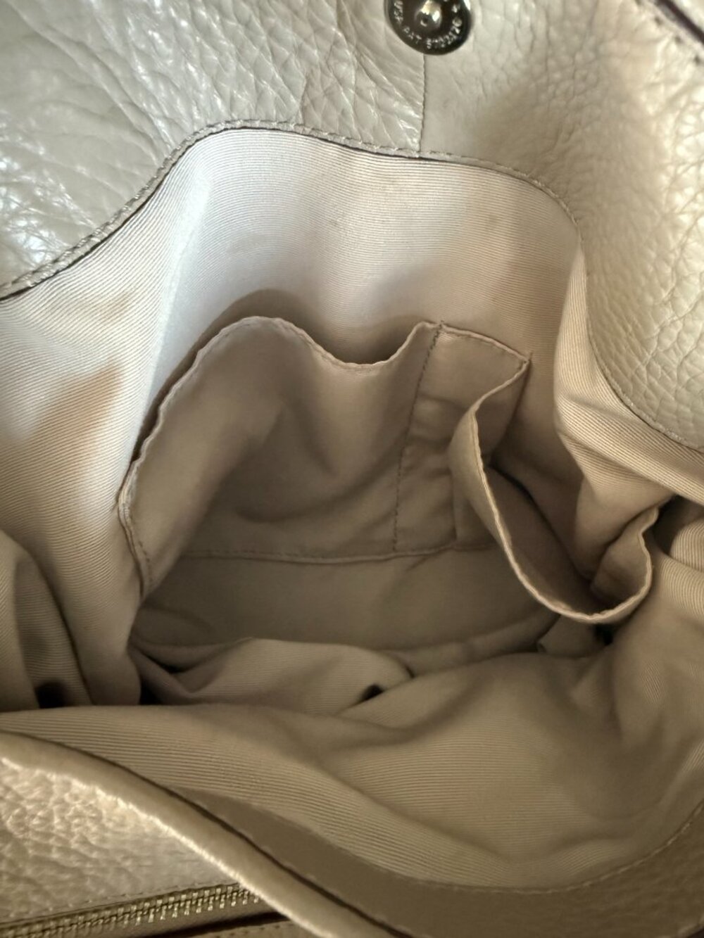 Coach Madison Phoebe Shoulder Bag Taupe/Beige/Nude/Gray - Picture 6 of 8